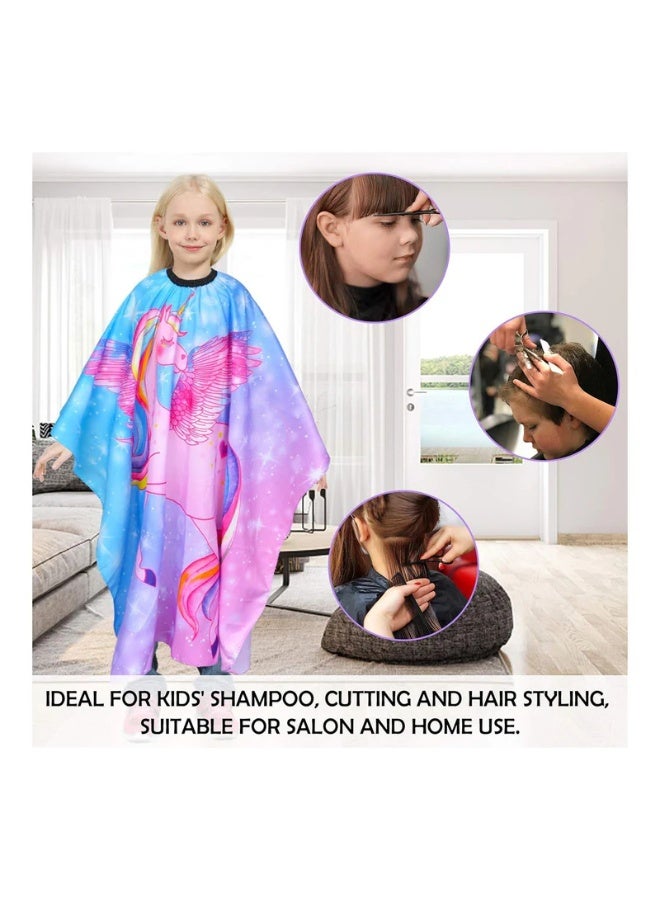 عباءة صالون احترافي لقص شعر الأطفال بتصميم كرتوني مقاومة للماء وخفيفة الوزن - Image 5