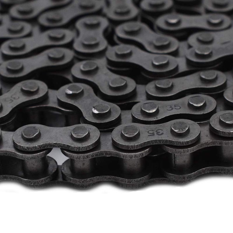 findmall #35 Roller Chain 10 Feet with 2 Connecting Links Fit for Go Kart Mini Bike - Image 5