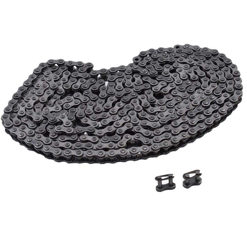 findmall #35 Roller Chain 10 Feet with 2 Connecting Links Fit for Go Kart Mini Bike - Image 2