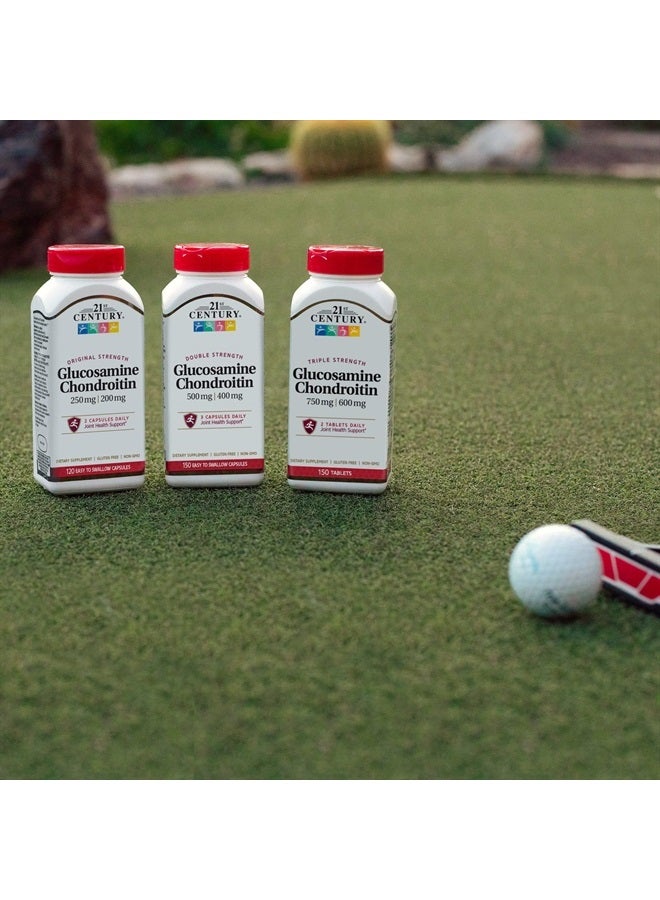 21st Century Glucosamine 250 mg and Chondroitin 200 mg Capsules, 120 Count - Image 4