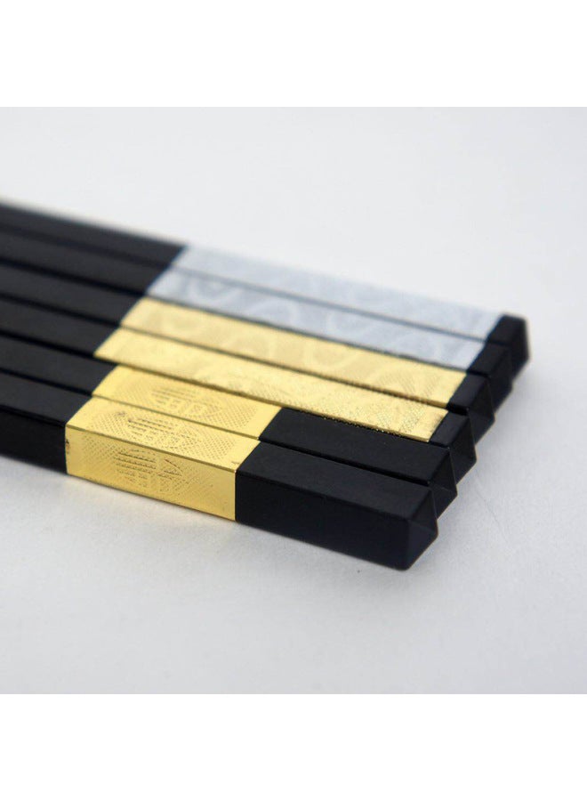Disposable Chopsticks Head Changing Chopsticks Handle Alloy Chopsticks Hotel Hotpot Restaurant Stitching Chopsticks Head Laser Printing-Color:Silver Lotus Flower Fish Head Chopsticks - Image 5