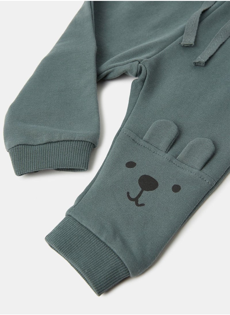 NAME IT - Boys Bunny Sweat Set - Image 1