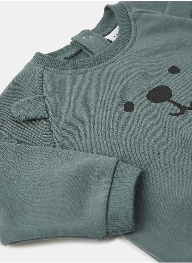 NAME IT - Boys Bunny Sweat Set - Image 1