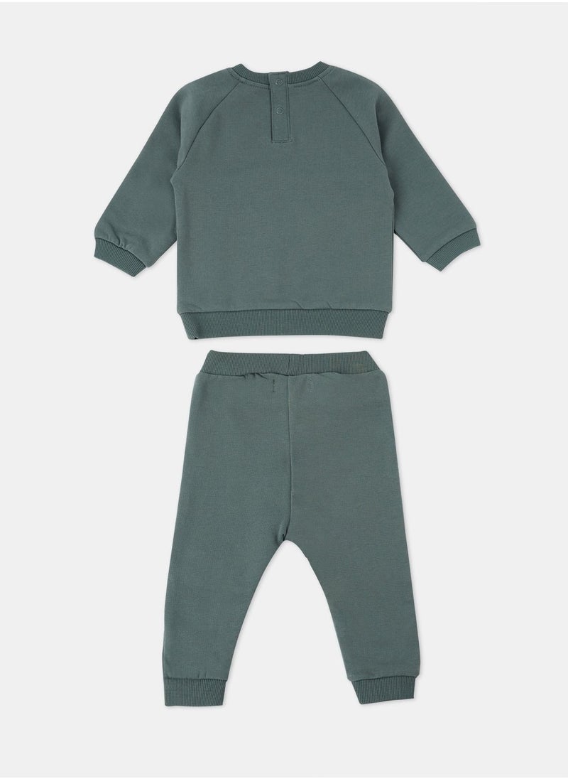 NAME IT - Boys Bunny Sweat Set - Image 1