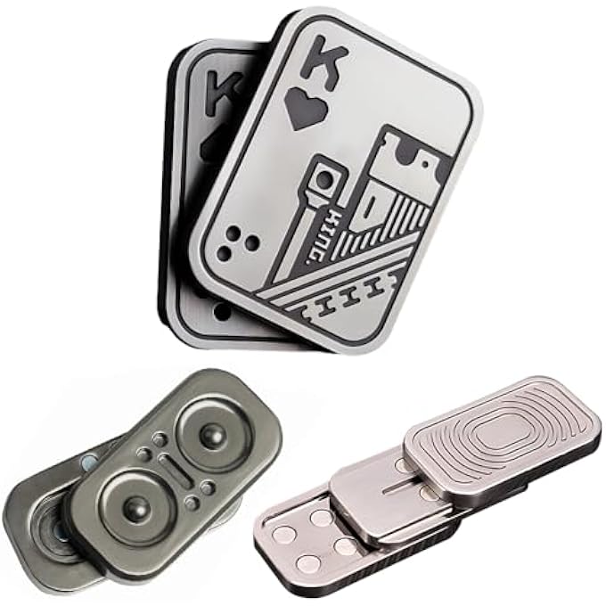 OBEST Slider Toy EDC Adult Fidget Toys ADHD Autism Sensory Toys Three Shapes Anxiety Stress Relief Toys Office Toys Cool Stuff for Boyfriend and Father - Image 1