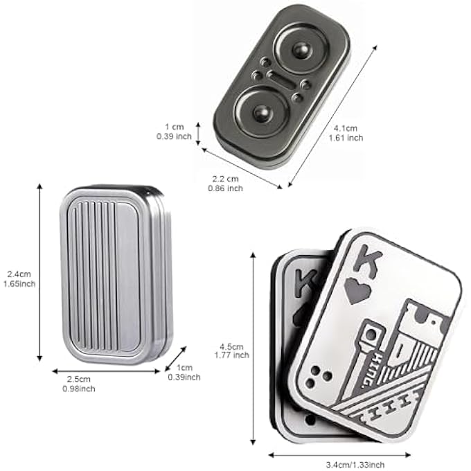 OBEST Slider Toy EDC Adult Fidget Toys ADHD Autism Sensory Toys Three Shapes Anxiety Stress Relief Toys Office Toys Cool Stuff for Boyfriend and Father - Image 2