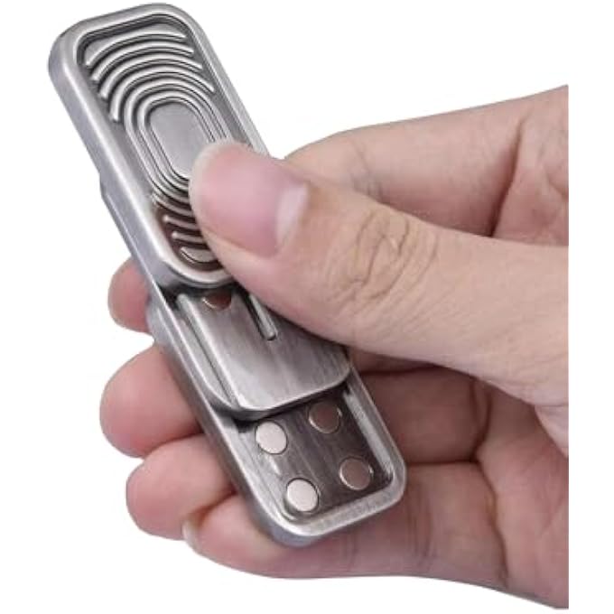 OBEST Slider Toy EDC Adult Fidget Toys ADHD Autism Sensory Toys Three Shapes Anxiety Stress Relief Toys Office Toys Cool Stuff for Boyfriend and Father - Image 4