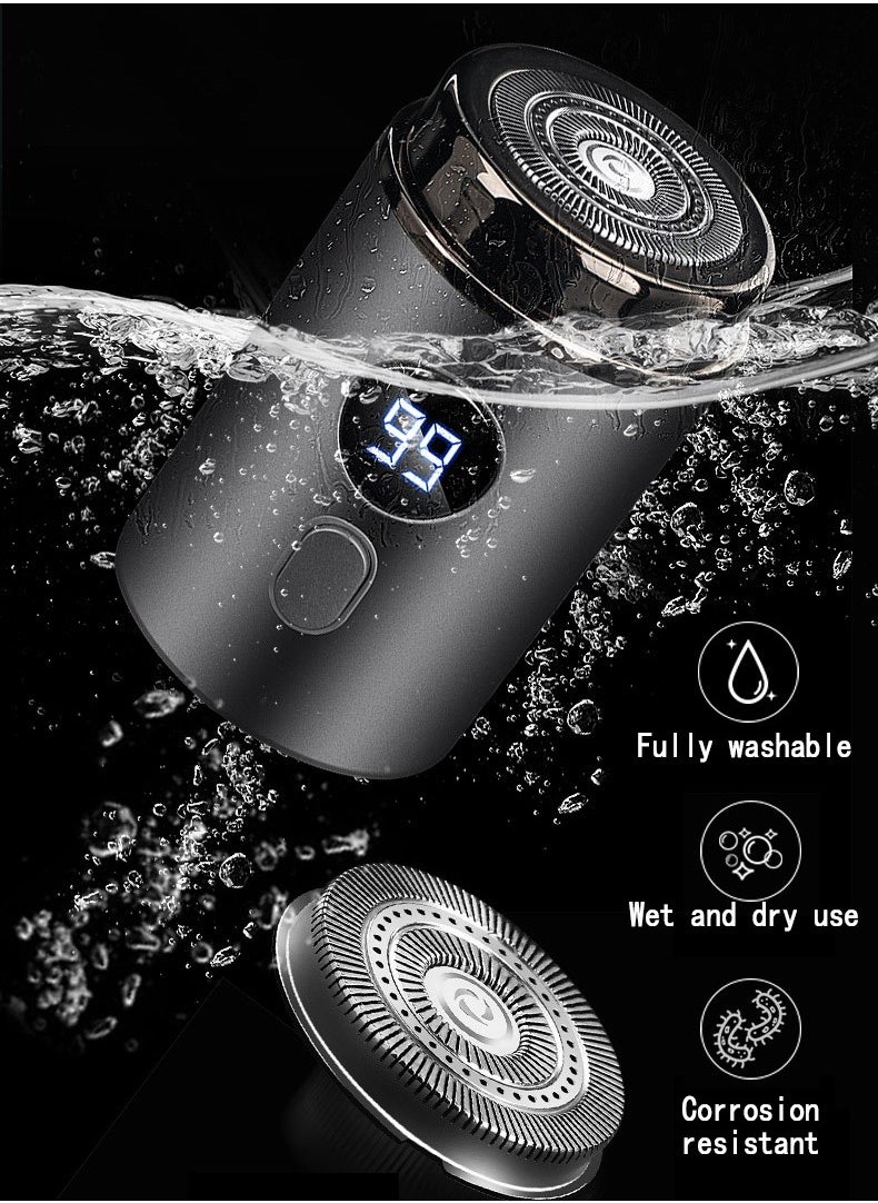 Generic - Electric Shaver and Razor for Men,Ultra-compact travel-friendly reciprocating shaver with floating, USB rechargeable, low noise, perfect for grooming on the go - Image 1