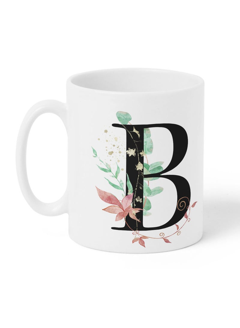 لوحة كوب سيراميك  أونصة بتصميم حرف  على الجانبين - Image 1