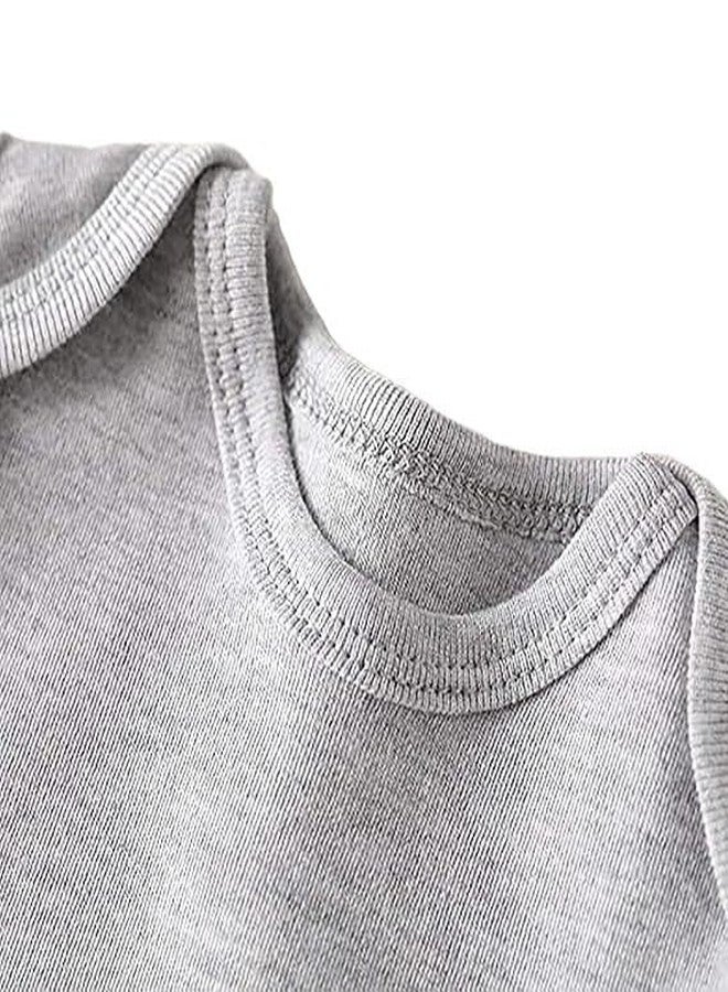 فوتابا رومبير أطفال حديثي الولادة من فوتابا بأكمام قصيرة مكتوب عليه "جدتي انتظرتني طويلاً" - رمادي وأسود - من 3 إلى 6 أشهر - Image 3