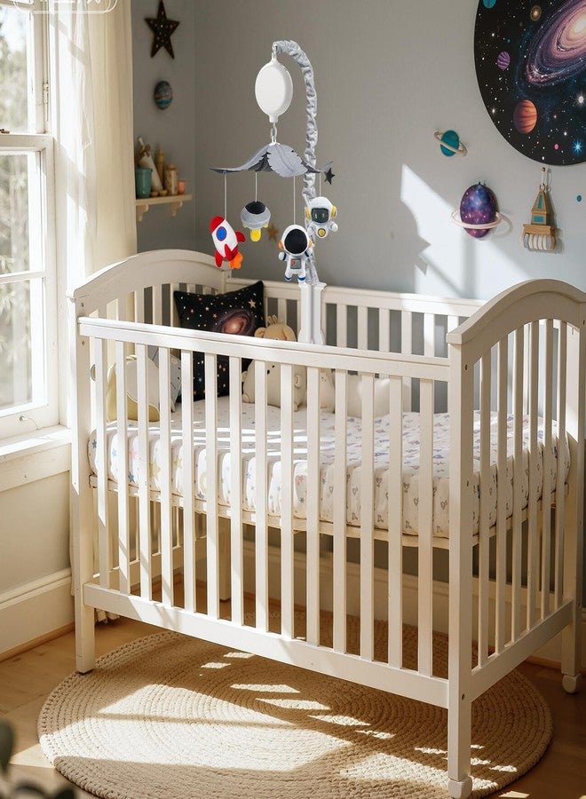 Feisike Space Crib Mobile, Spaceman Baby Mobile for Crib Nursery Decor Hanging Plush Crib Toys for Newborn Boys and Girls Infant Babies 0-6-12 Months - Image 4