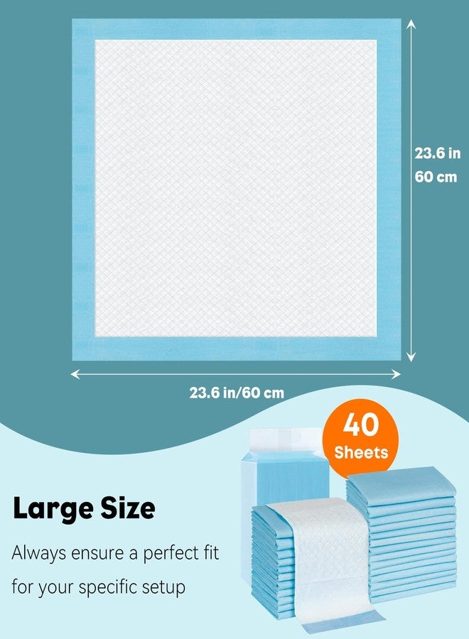 باوفلي بطانات أقفاص الطيور من باوفلاي، 40 ورقة للاستخدام مرة واحدة، 23.6 بوصة × 23.6 بوصة، بطانات ورقية فائقة الامتصاص ومقاومة للتسرب، قابلة للقص، مناسبة لأقفاص الببغاوات، مع وسائد وأغطية وإكسسوارات للحيوانات الأليفة. - Image 4