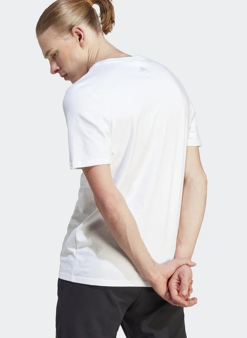 Adidas Essentials Single Jersey Big Logo T-Shirt