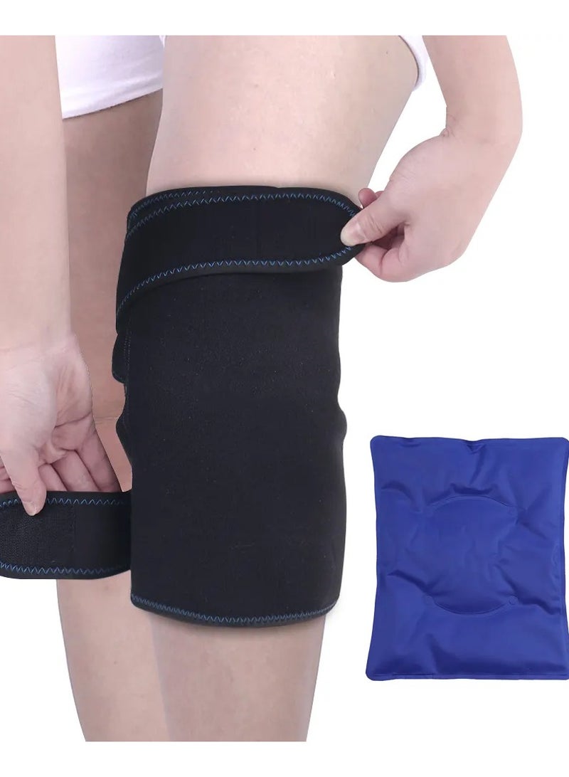 ARINA gel thermal compressfor for hot/cold knee as a material to relieve pain and swelling resulting from minor sports injuries.  - Image 2