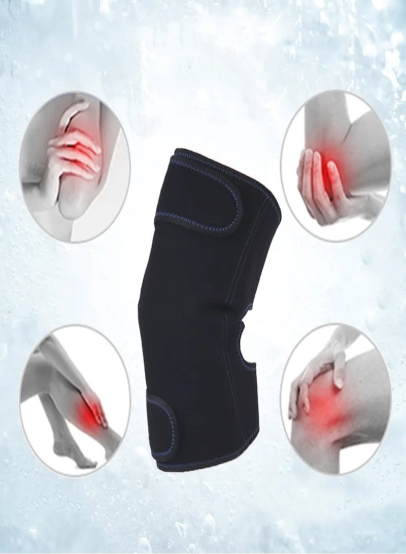 ARINA gel thermal compressfor for hot/cold knee as a material to relieve pain and swelling resulting from minor sports injuries.  - Image 1