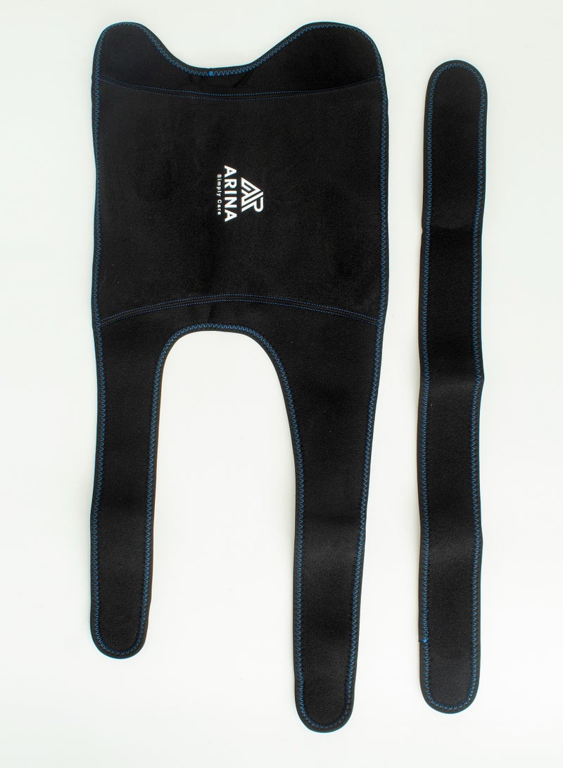 ARINA gel thermal compressfor for hot/cold knee as a material to relieve pain and swelling resulting from minor sports injuries.  - Image 3