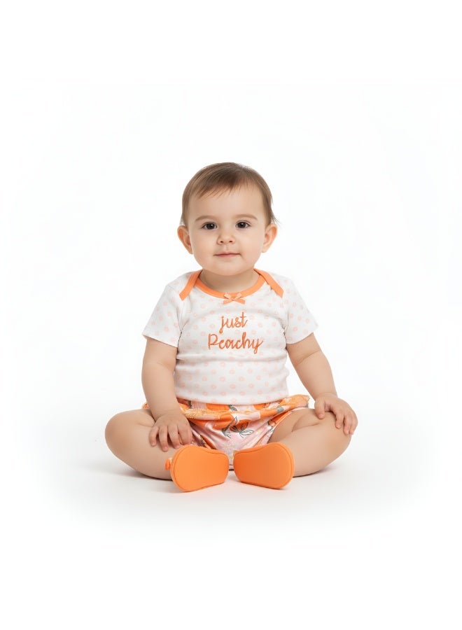 Bambimici Orange Onesies - Image 3