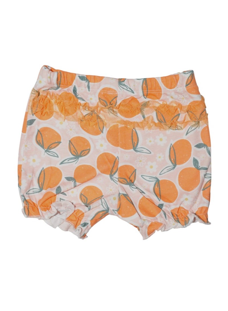Bambimici Bambimici Orange Sleeveless Onesies  - Image 1