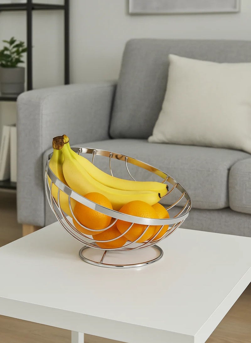 لوفت سلة فواكه,L26XP24XH21.5CMS,فضي,حديد-136181 - Image 2