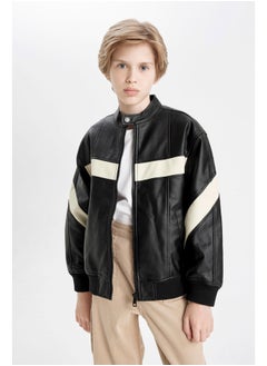 DeFacto Boy Oversize Fit Bomber Long Sleeve Coat  - Image 4