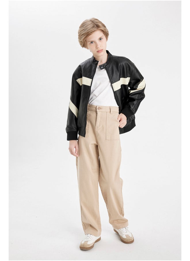 DeFacto - Boy Oversize Fit Bomber Long Sleeve Coat - Image 1