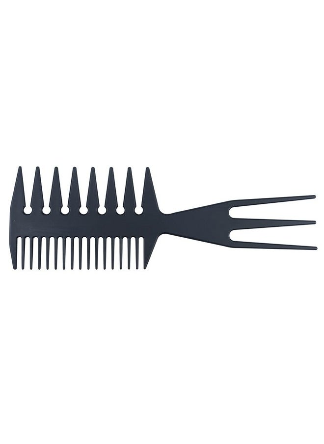 KOENWEENI - Slicked-back Combs 3 in 1 Fish Tail Bone Shape Hair Extensions Detangling Styling Coloring Comb for Salon Barbers Mohawk Undercut Bowl Cut Quiff - Image 1