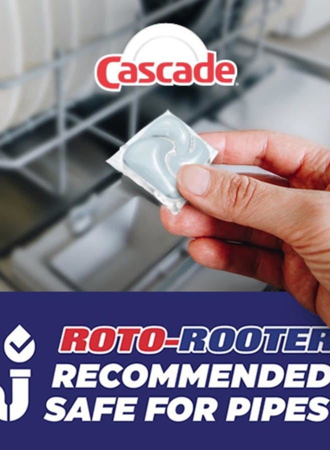 Cascade Free & Clear Dishwasher Pods, Dishwasher Detergent, Dish Detergent Soap, Lemon Essence, 19 Count - Image 3