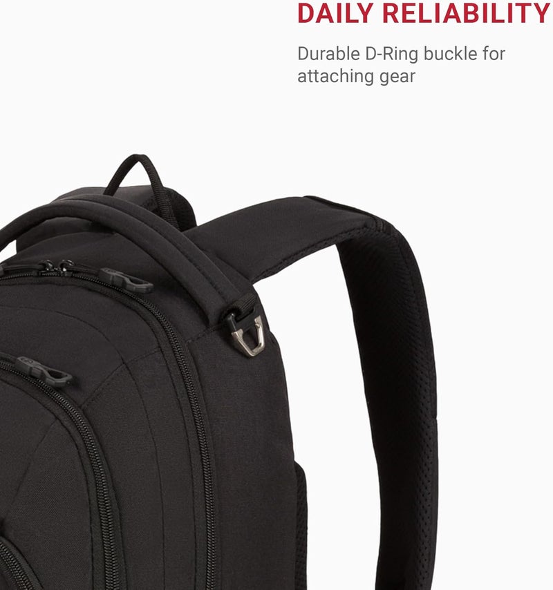 SwissGear 1186 Bungee Backpack Black 17Inch - Image 4
