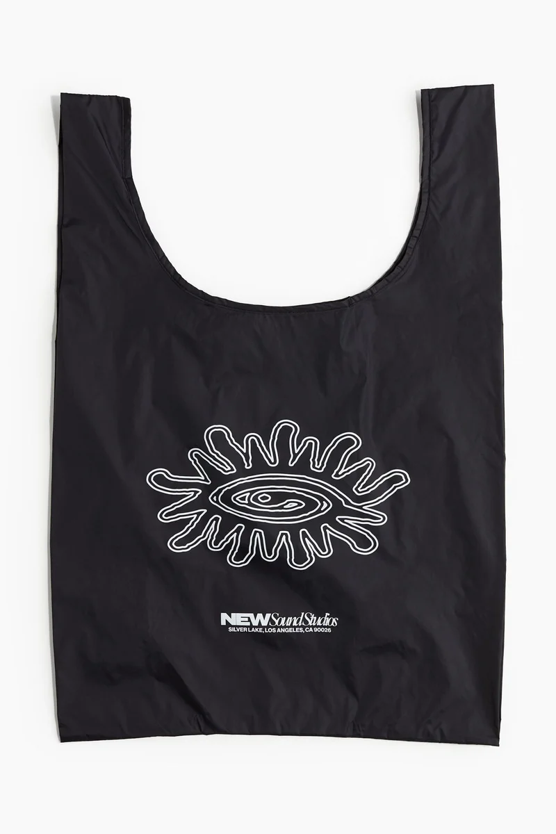 اتش اند ام حقيبة تسوق قابلة للطيّ