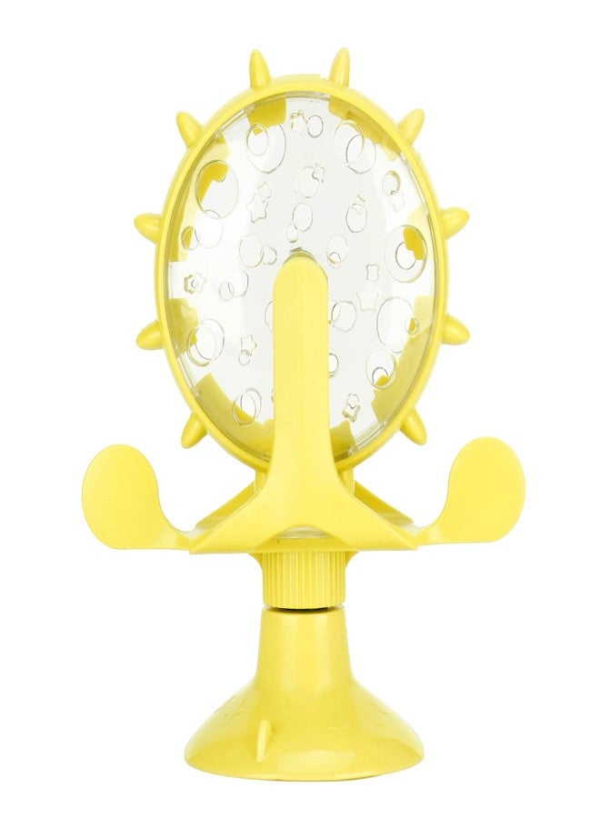 VINGVO Cat Treat Dispenser Toy, Interactive Cat Feeder 360 Degree Rotating Windmill Leaking Food Toy for Indoor Cats with Suction Cup Cat Camera Treat Dispenser Cat Treat Dispenser Toy - Image 5