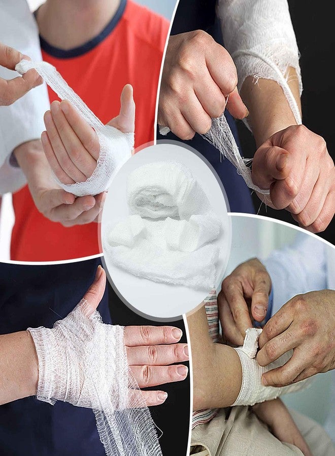 BOSITIVE Sterile Compressed Gauze for Wound Packing, Emergency Compress Gauze Fold Bandage Roll for Home Basic First Aid Medical Ifak Tactical Outdoor (6) - Image 2