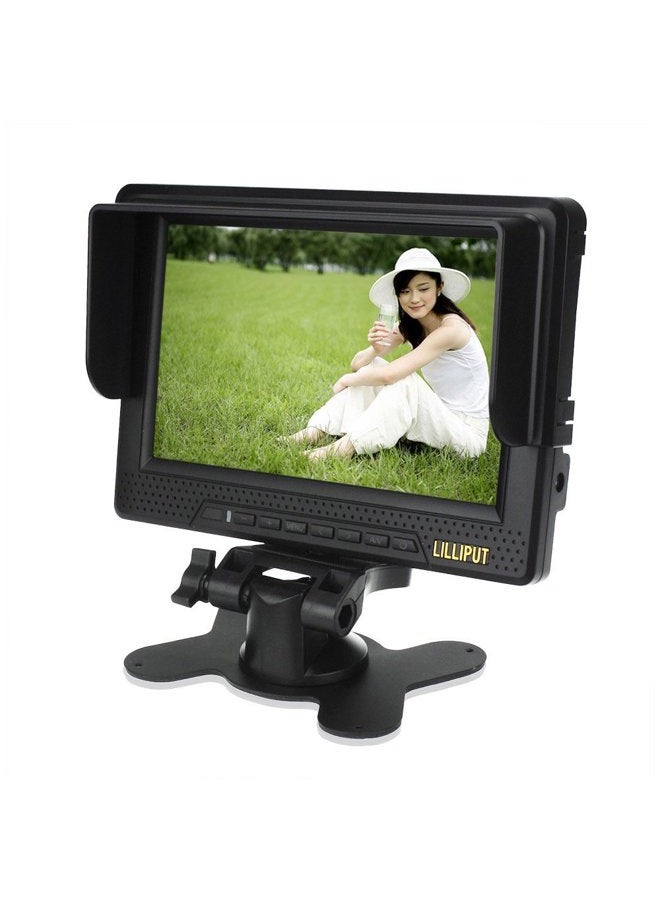 Lilliput شاشة LCD بحجم 7 بوصات من ليلليبوت مع HDMI وواجهة YPbPr وكاميرا فيديو عالية الدقة مخصصة - Image 2