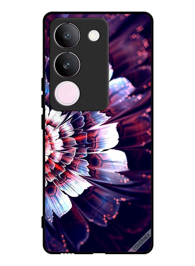 Covernex Protective Case Cover For vivo S17 Reflected Big Flower On Left Side - Image 1