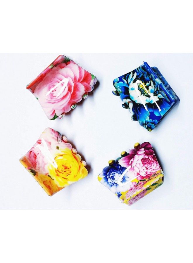 Drishti Plastic Hair Clutcher Hair Claw Clip For Girls & Women Medium Size Multicolor Pack Of 6 - Image 2