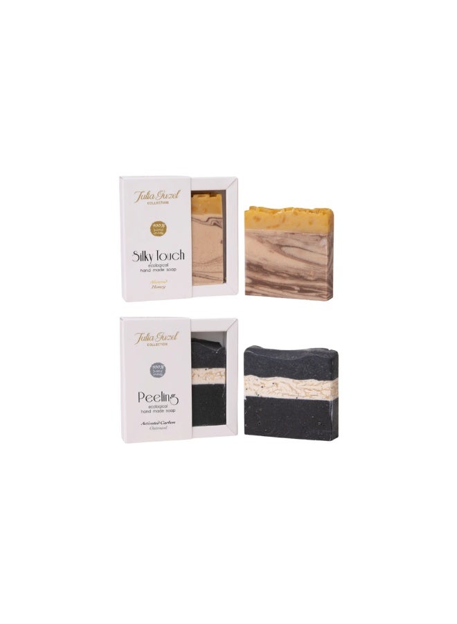 Exfoliating Soap Bar Set (2 Pieces) - 100 g