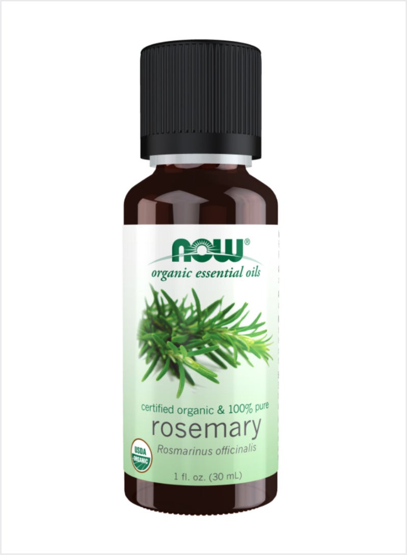 Now Essential Oils 100% Pure Organic Rosemary Oil – 30ml