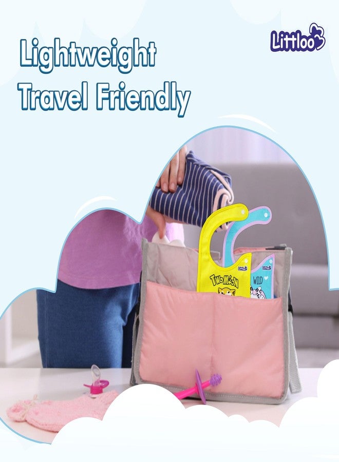 ليتلو مرايل أطفال ليتلو | تغذية بدون فوضى | مرايل قطنية للأطفال | عبوة من قطعتين (متعددة الألوان) - Image 5