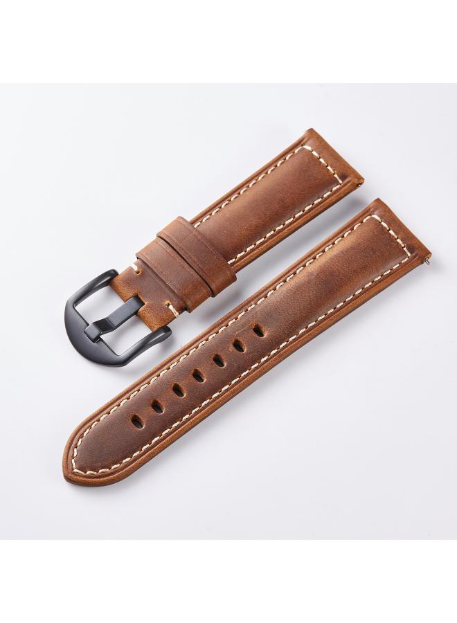 For Huawei Watch Series Retro Calf Leather Strap Real Cowhide Accessories 22mm