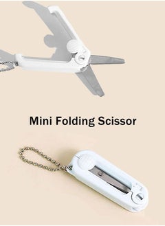 Mini Portable Folding Scissor White