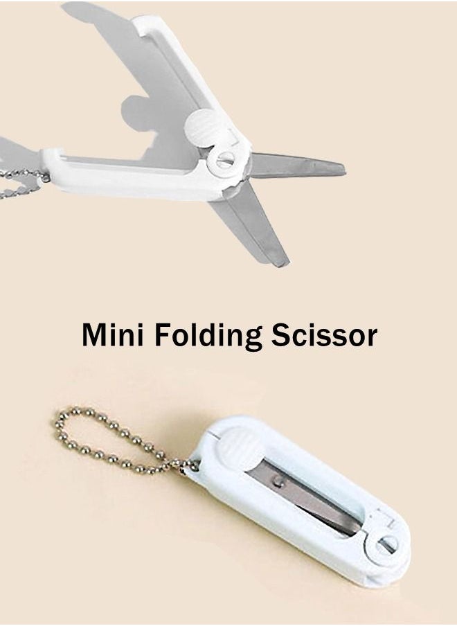 WooFree - Mini Portable Folding Scissor White - Image 1