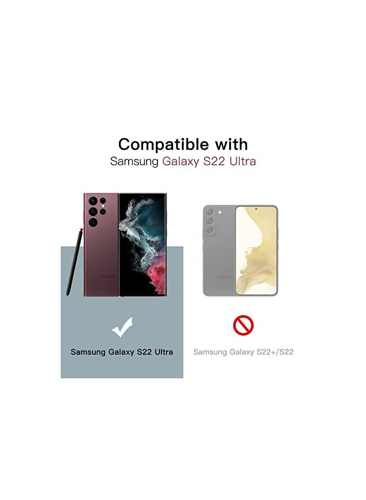 جي تيك واقي عدسة الكاميرا JETech لهاتف Samsung Galaxy S22 Ultra 5G 6.8 بوصة، غطاء حلقة فردي معدني من الزجاج المقسى 9H، صينية سهلة التركيب، شفاف عالي الدقة، مجموعة واحدة (أسود فانتوم) - Image 3