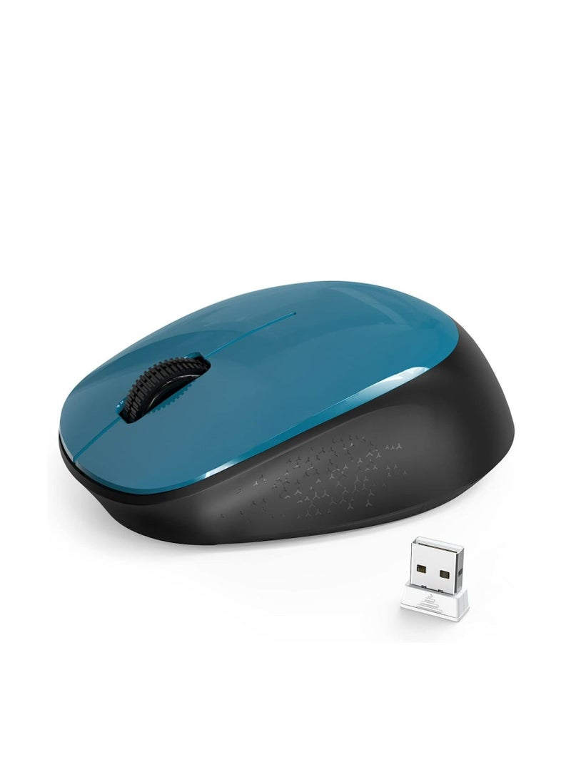 LeadsaiL LeadsaiL Wireless Mouse for Laptop 2.4G Silent Cordless USB Mouse Slim Wireless Optical Computer Mouse, 3 Buttons, AA Battery Used,1600 DPI for Windows  - Image 1