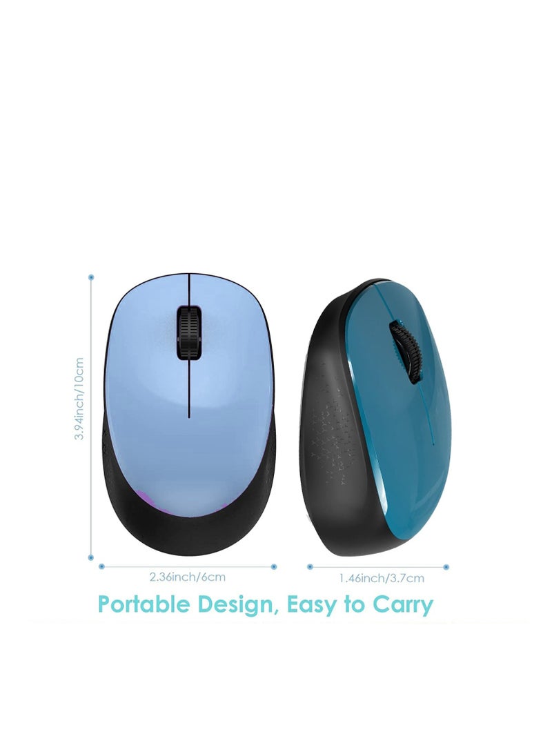 LeadsaiL LeadsaiL Wireless Mouse for Laptop 2.4G Silent Cordless USB Mouse Slim Wireless Optical Computer Mouse, 3 Buttons, AA Battery Used,1600 DPI for Windows  - Image 4