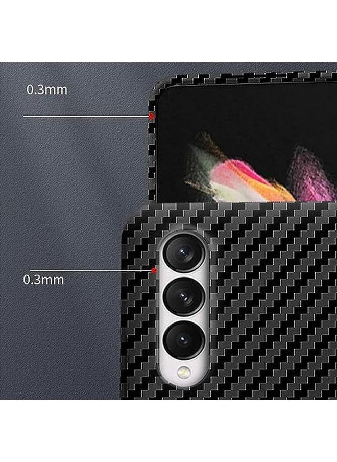 erorex For Samsung Galaxy Z Fold 5 Carbon Fiber Case Compatible With Mag Safe Compatible With Mag Safe Galaxy Z Fold 5 Carbon Case Slim Protective Case For Men Women Green  - Image 3