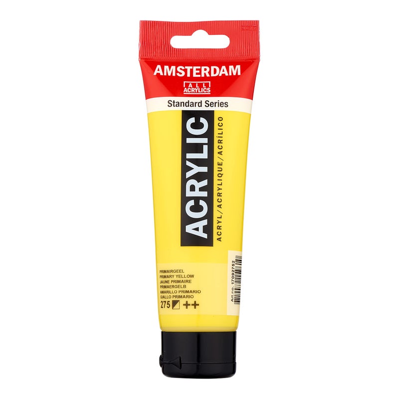 Amsterdam Standard Series Acrylic Tube 120ml Primary Yellow 275 17092752 - Image 2