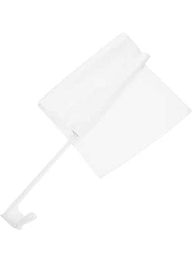 White Double Sided DIY Sublimation Car Flag For Outdoor Yard Festival Decoration - Image 1