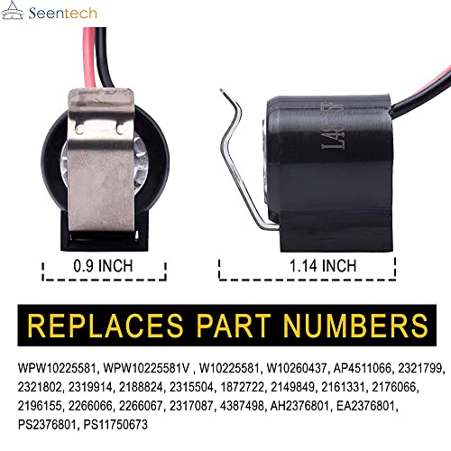 Seentech Lifetime W10225581 Refrigerator Bimetal Defrost Thermostat by Seentech - Exact Fit for Whirlpool, Sears, Kenmore Refrigerator - Replace: WPW10225581, AP6017375, PS11750673, PS237680,2321799 - Image 4