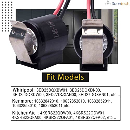 Seentech Lifetime W10225581 Refrigerator Bimetal Defrost Thermostat by Seentech - Exact Fit for Whirlpool, Sears, Kenmore Refrigerator - Replace: WPW10225581, AP6017375, PS11750673, PS237680,2321799 - Image 3