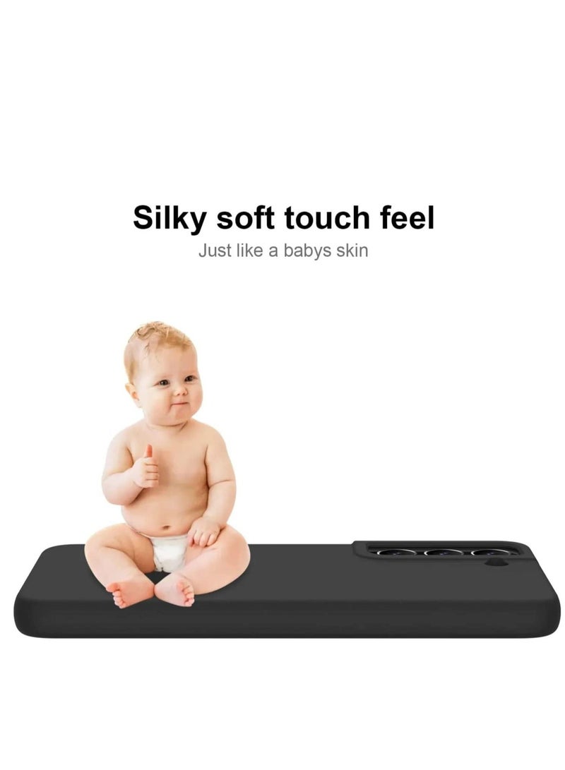 MUNTAQI Samsung Galaxy S23 Plus Case Cover Black Slim Fit for Soft TPU Back Cover Flexible Silicone Cover Matte Samsung Galaxy S23 Plus - Image 4