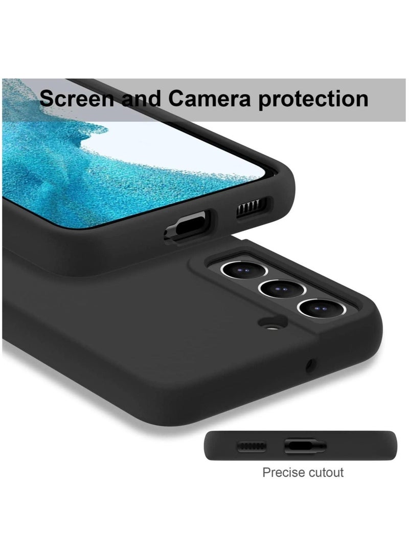 MUNTAQI Samsung Galaxy S23 Plus Case Cover Black Slim Fit for Soft TPU Back Cover Flexible Silicone Cover Matte Samsung Galaxy S23 Plus - Image 3